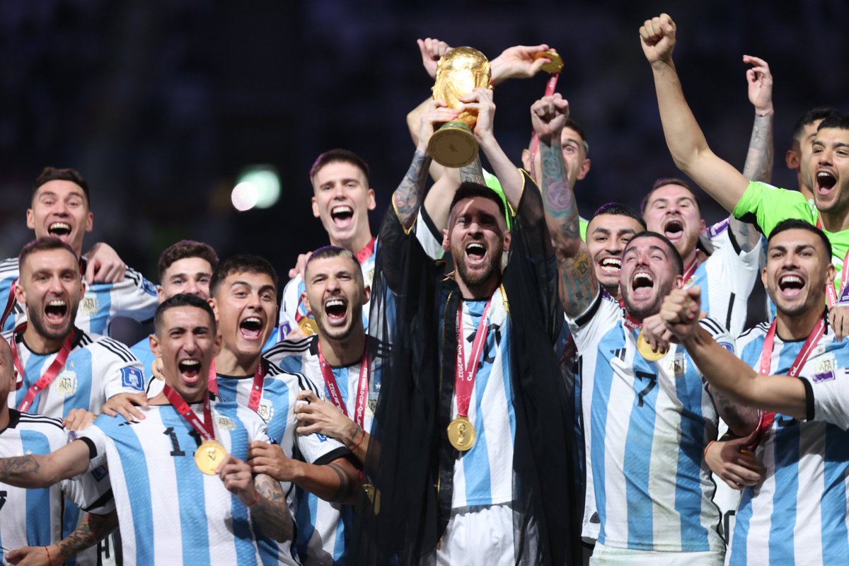 Ladies and gentlemen...

ARGENTINA 🇦🇷 🏆
#FIFAWorldCupGR 
#FIFAWorldCup 
#ARGFRA