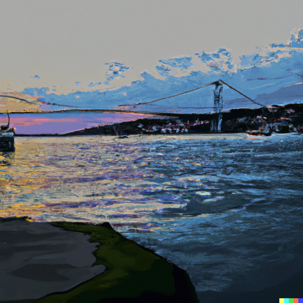 Dall-E'den �stanbul Bo�az� Resimleri