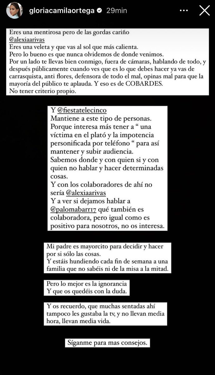 cfansolgamoreno's tweet photo. GLORIA CAMILA PONIENDO EN SU SITIO A ALEXIA 

BRAVA #YoMeRebelo18D https://t.co/NpoZ4dXUjI