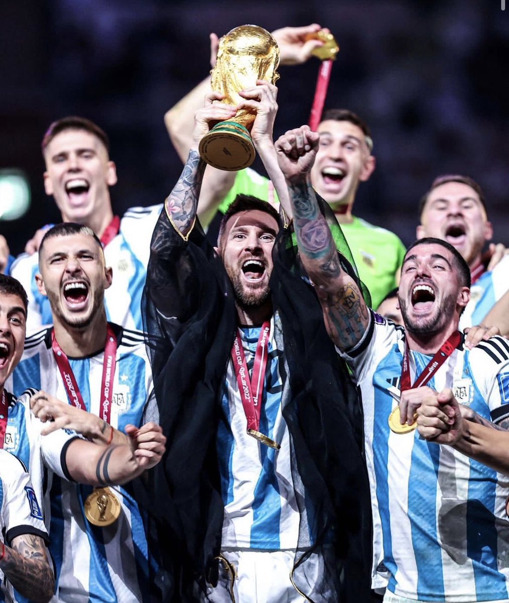 انت التاريخ يا ابو تياغو…
#Messi 
#WorldCupFinal