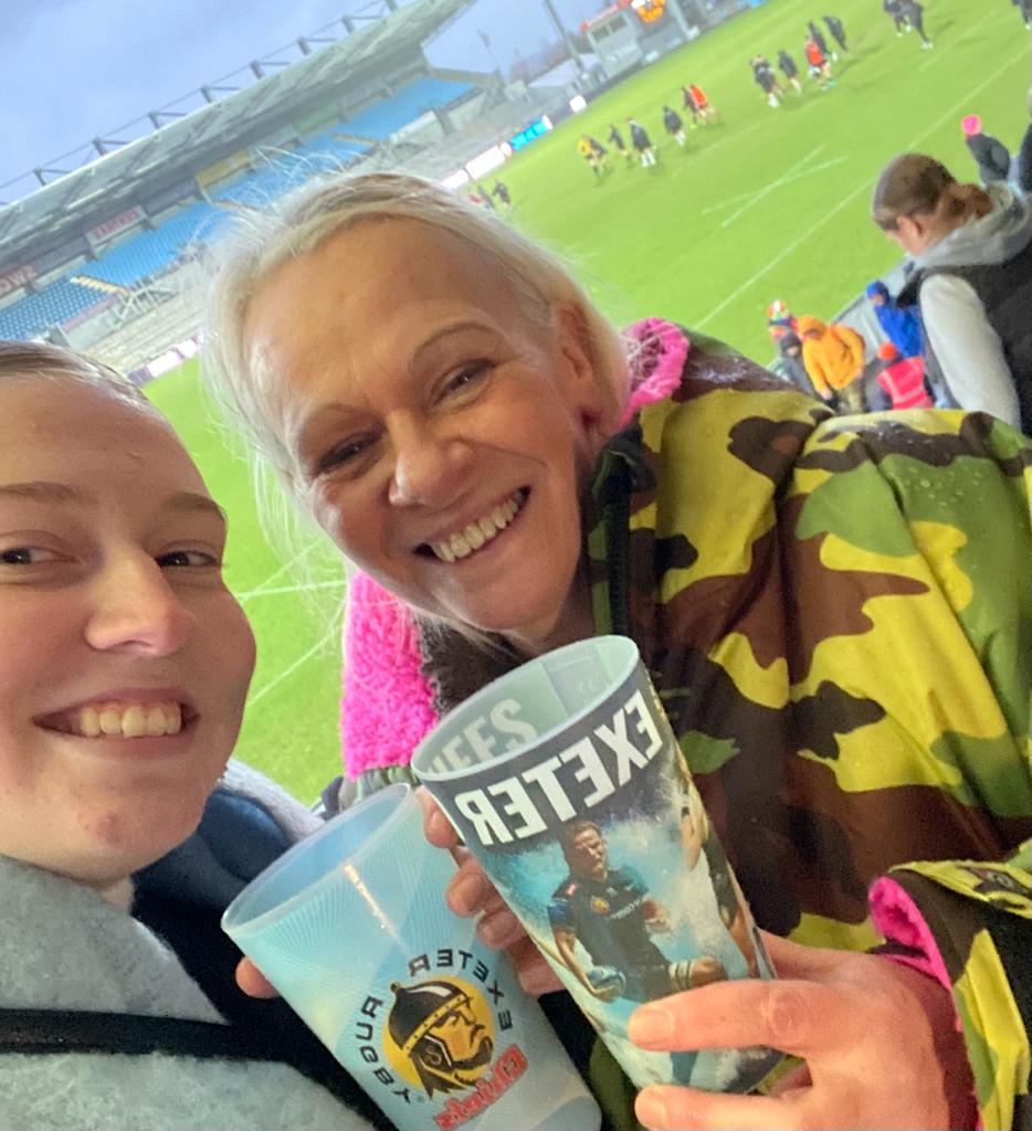 Thank you <a href="/GXAccounts/">GX Accounts</a> for the tickets to today's <a href="/ExeterChiefs/">Exeter Chiefs</a> women's 15s game. Weather was terrible, but the girls put on a brilliant display and got the win!!! Well done <a href="/susie99999/">susie appleby</a>