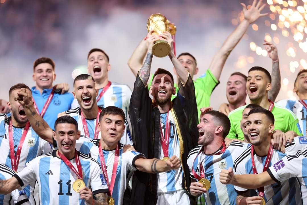 sTahaAhmed's tweet photo. Debate ends. He is OFFICIALLY the GREATEST OF ALL TIME #goat #Messi𓃵 https://t.co/hfuQSYOrsI
