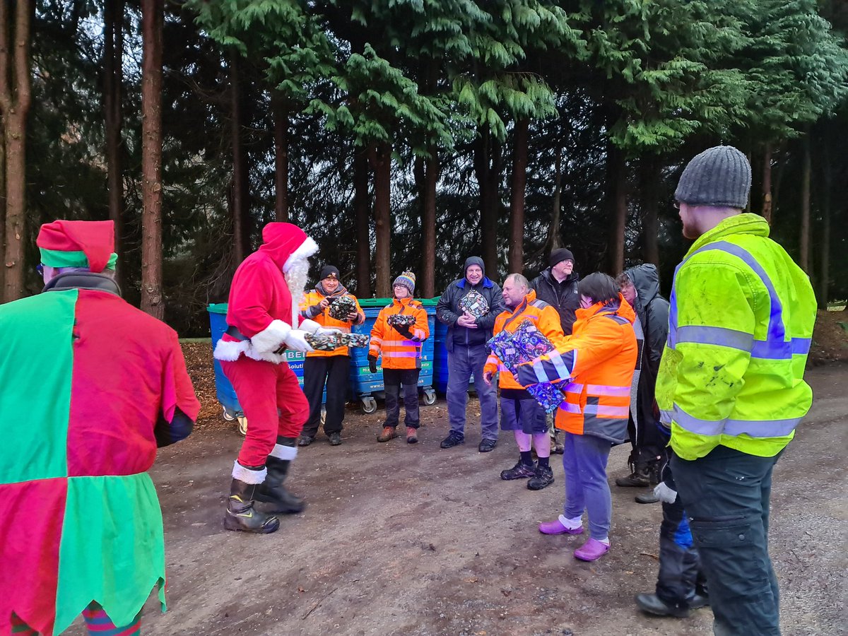 Santa came to Bentley today <a href="/surreyscouts/">Surrey Scouts</a>