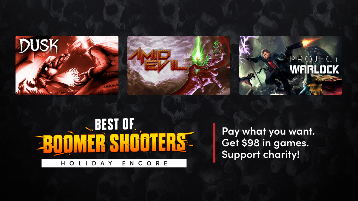 💥 The Boomer Shooters are back, baby! 💥 Summon the spirit of classic ‘90s-era FPS-ing in our modern-day retro shooter bundle—returning for a limited-time Holiday Encore! Supplies are scarce, so pick it up today and support @AbleGamers! humblebundle.com/games/holiday-…
