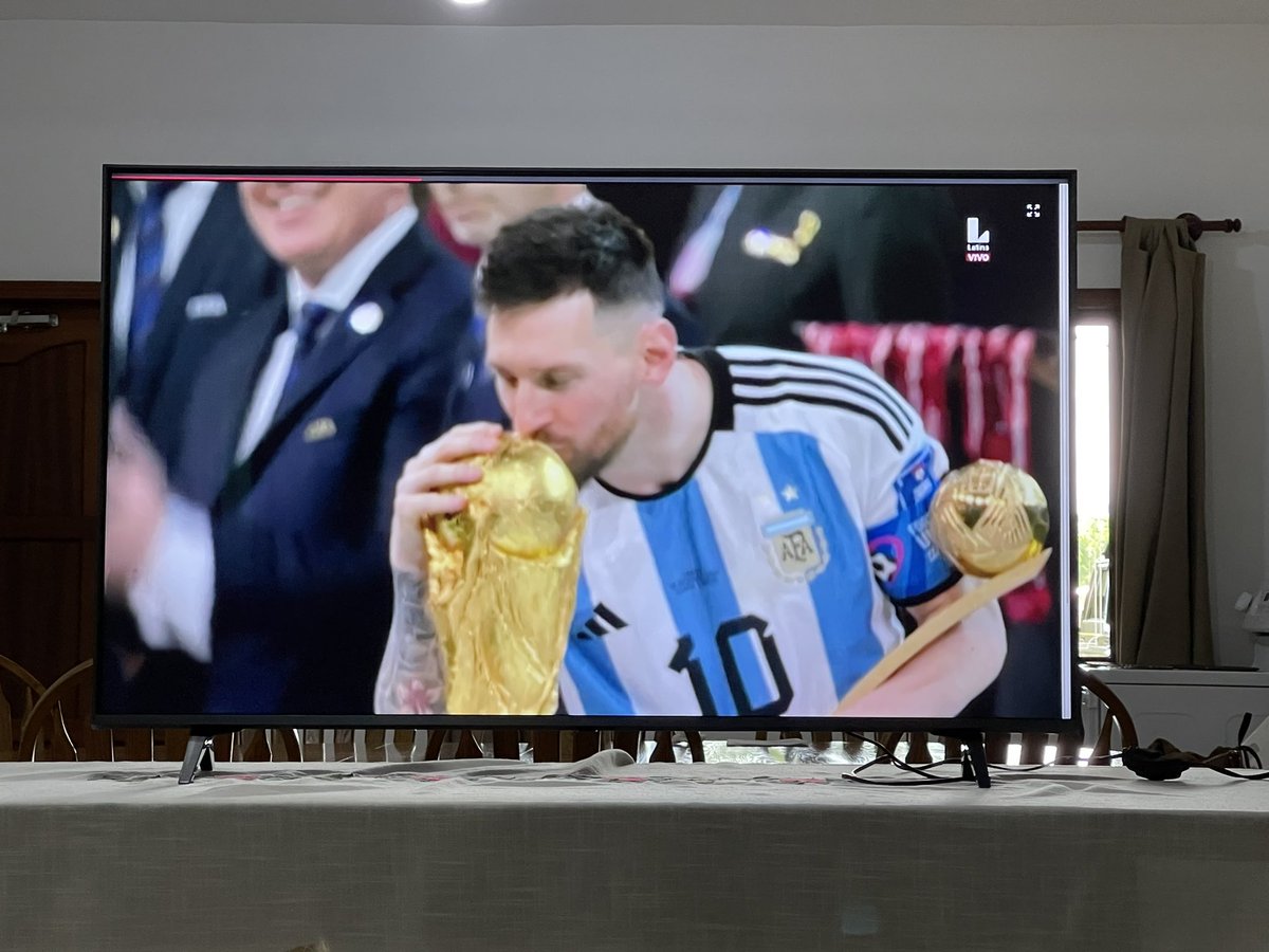 waldyck17's tweet photo. Though I don’t pay much attention to or care much about sports 🙃 Im happy for Messi to finally win the #FIFAWorldCup, and without a doubt, be crowned the worlds best player of his era. https://t.co/fEo18OgQjT
