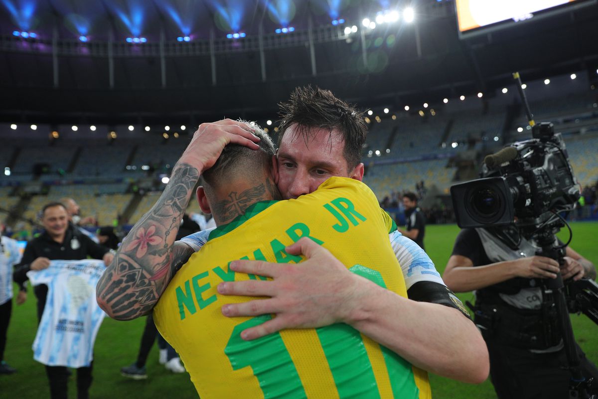 BarcaWorldwide's tweet photo. Messi has now beaten Ronaldo in a champions league final, Neymar in a Copa america final and now Mbappe in a World Cup final.

Undisputed https://t.co/5Fl9oFUDKu