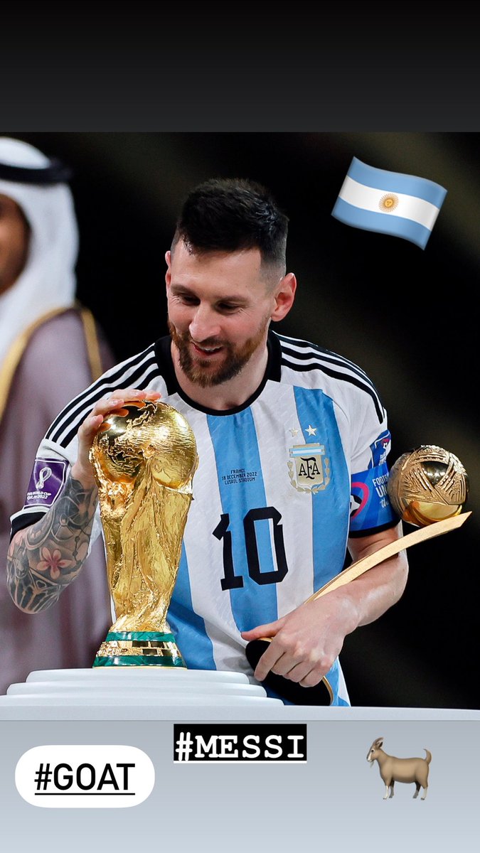 Thomasstevens82's tweet photo. #Discussion over !

#Goat #Messi  @FIFAWorldCup #FIFAWorldCup https://t.co/UdEqu5Ga7Q