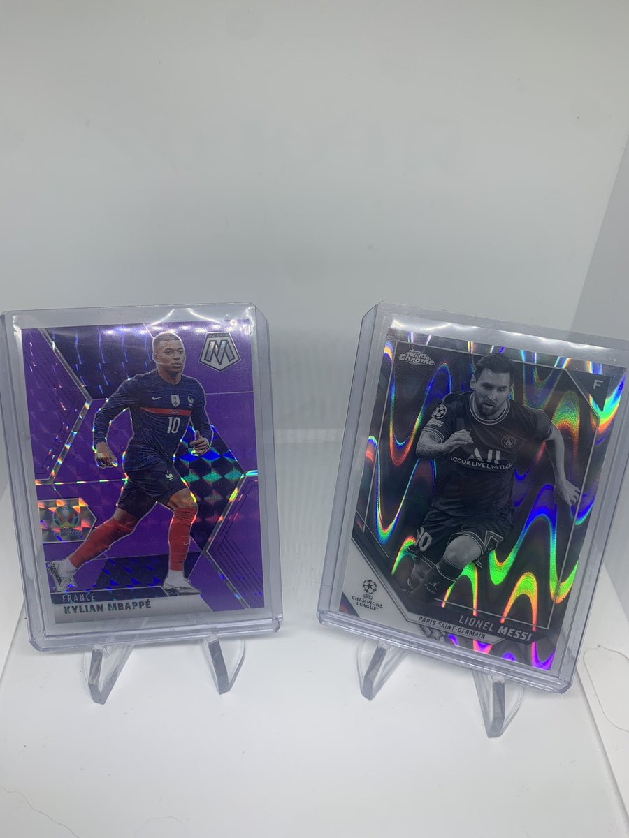 BoneyardCards's tweet photo. @jcutlersburner Mbappe /70 Messi Raywave https://t.co/C7Bxs7DMuz