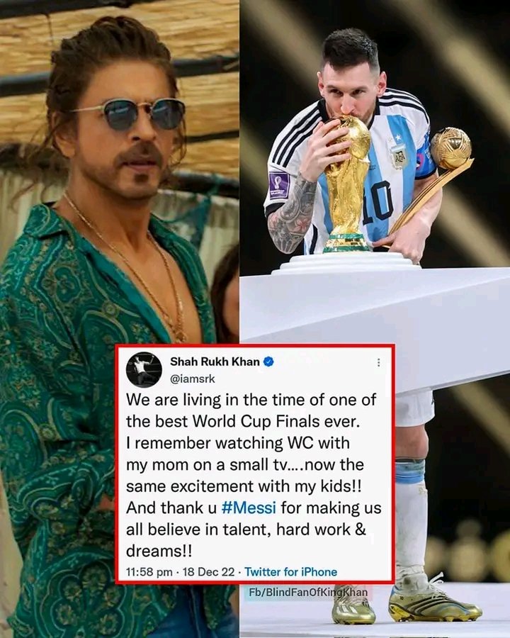 Wukai90's tweet photo. King Acknowledge The Goat 
#Messi𓃵 
#FIFAWorldCup 
#ARGFRA 
#FIFAWorldCupFinal https://t.co/xFLfB2oP44