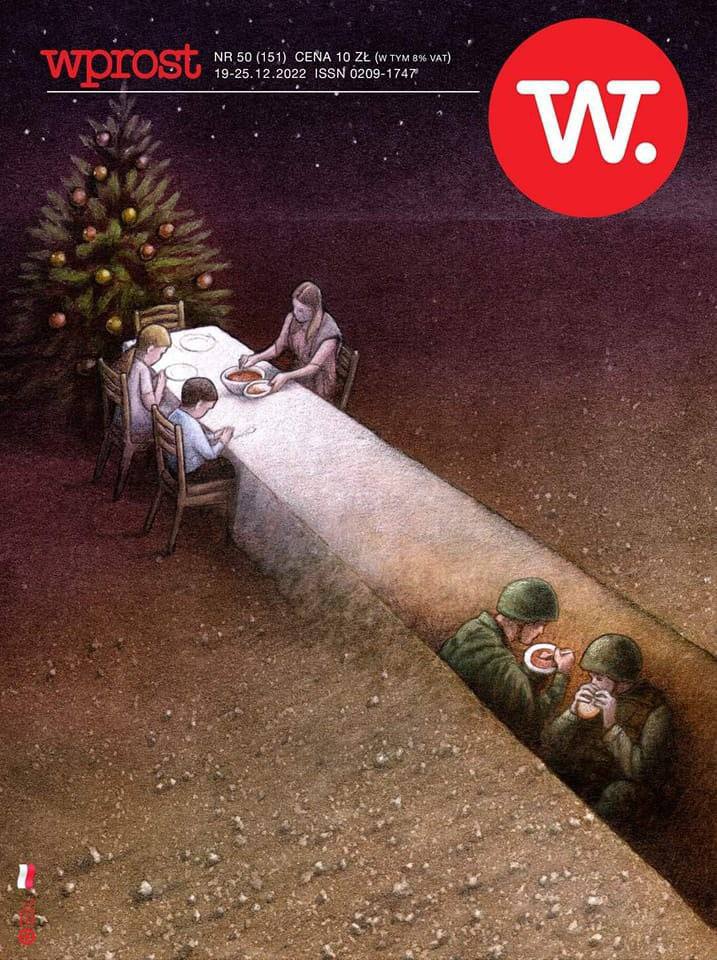 The cover of the Polish weekly Wprost.
