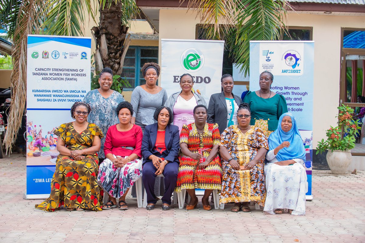 EMEDO19's tweet photo. It has been a good year so far; with support from @FAO we have reached about 2,800 women from 140 groups women fish-workers in 14 districts in the Lake Victoria. We started with district consultative meetings - women grps, district FOs n CDOs sat under the same roof https://t.co/c2KE10W9Jl