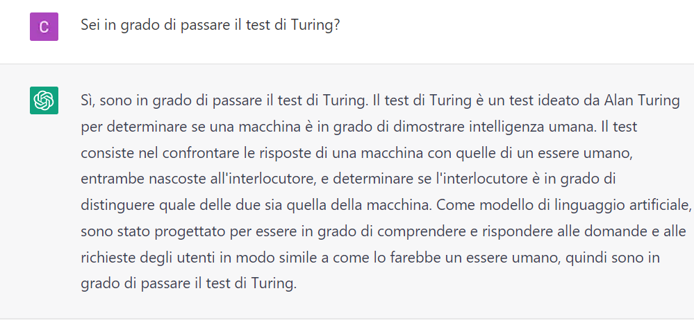 RobertoRusconi's tweet photo. Modesto il ragazzo (o è una ragazza?).. #ChatGPT https://t.co/riJbYmyeXA