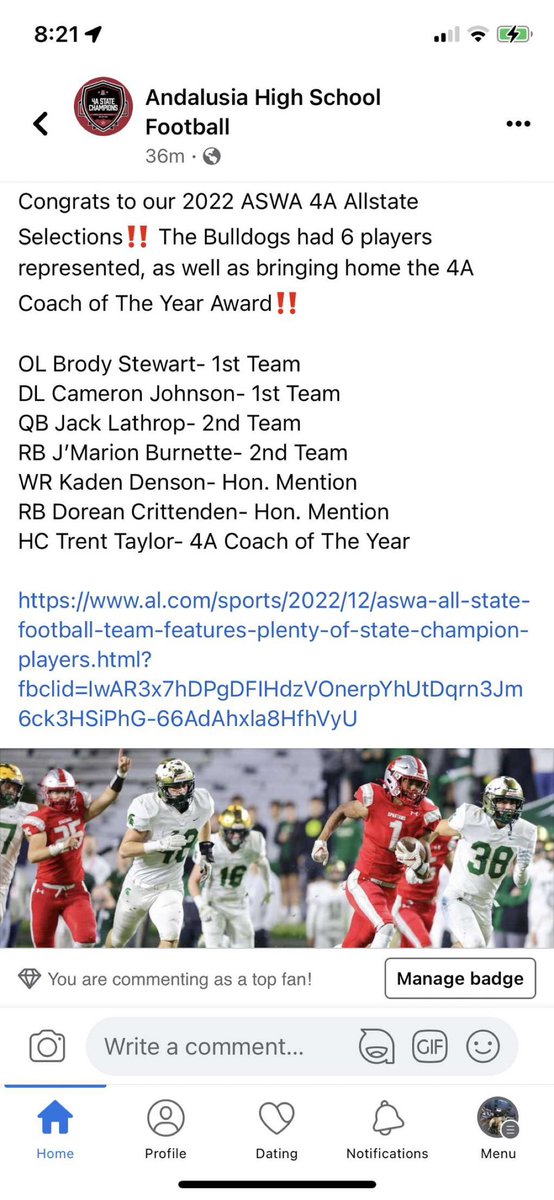 BrodyStewart68's tweet photo. Blessed to be part of the 1st team All-State‼️ https://t.co/lCuWtvdczI