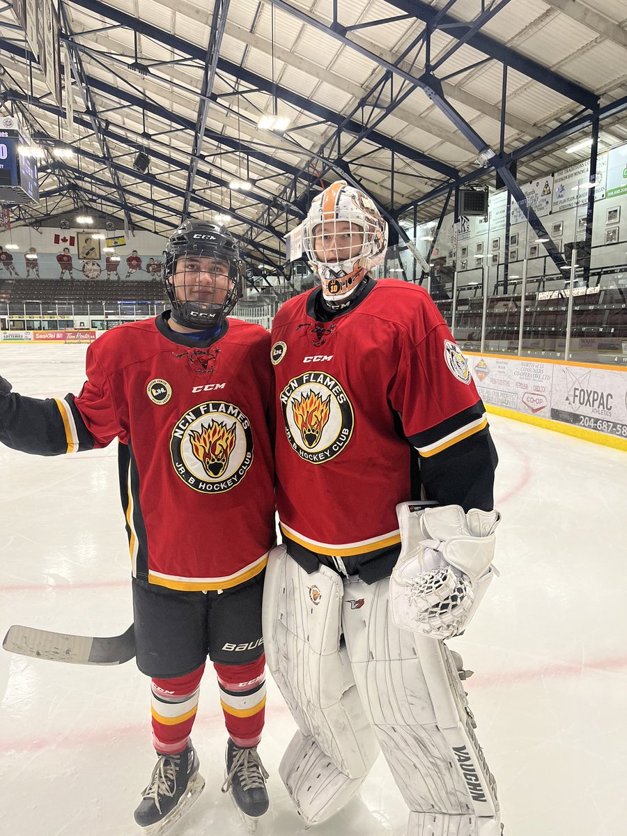 How it started… how it’s going. #hockeybrother