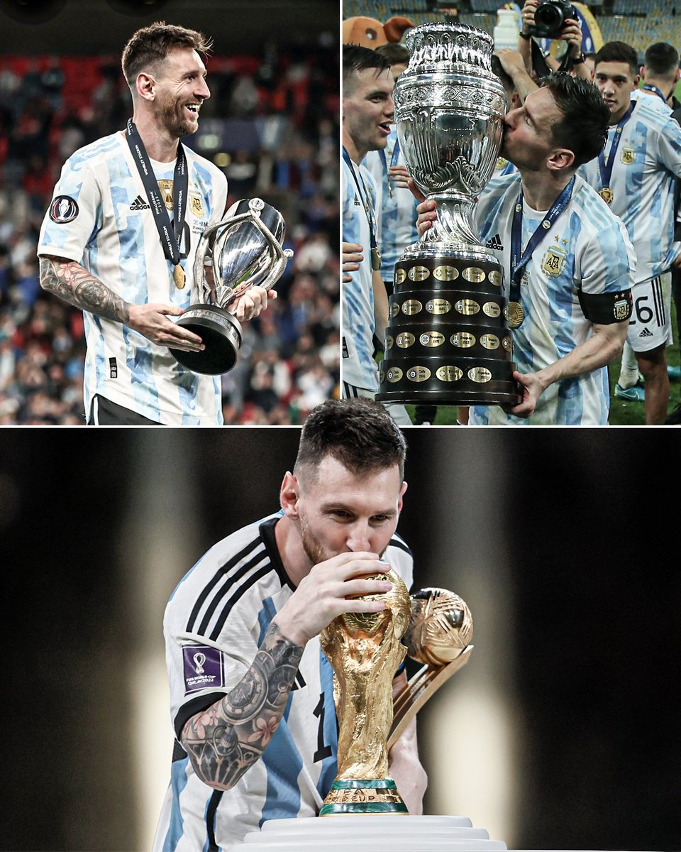 Lionel Messi really took the 'no international trophies' comments personally 🍵