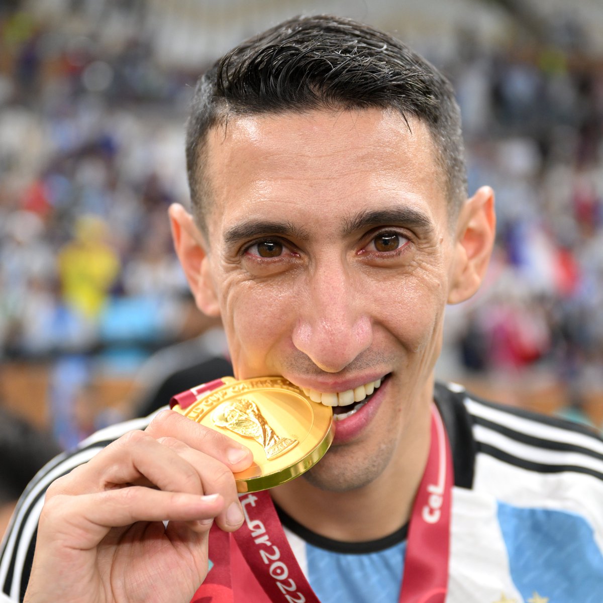 ChampionsLeague's tweet photo. ⚽ 2008 Olympics
⚽ 2021 Copa América
⚽ 2022 Finalissima 
⚽ 2022 World Cup

Di María. Made for the big stage 🥇 https://t.co/IecVDslf5v