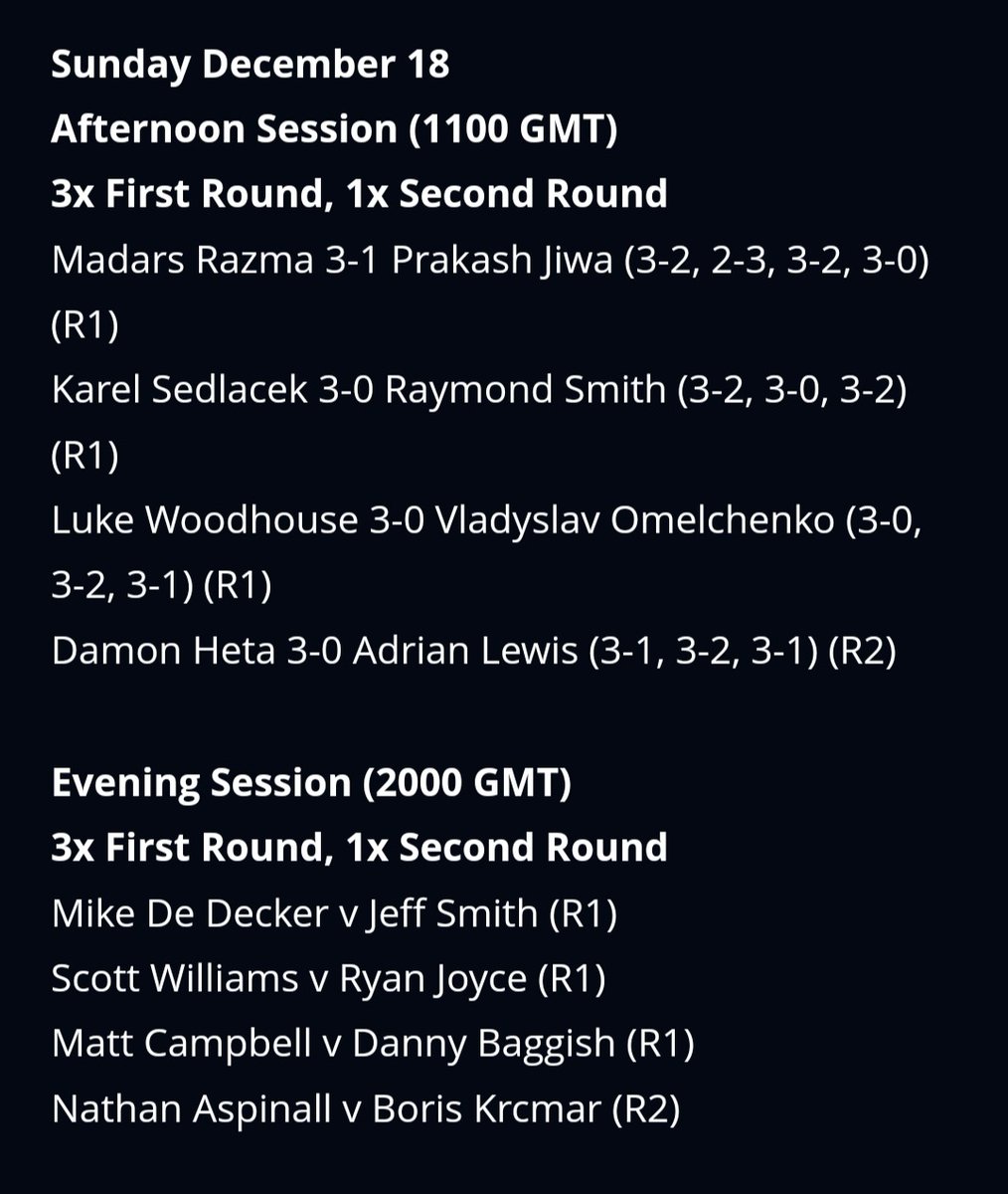 GiordanoReale's tweet photo. #dazn180 i risultati del pomeriggio e il programma di questa sera. Saremo Live dalle 21:00 io e @Giorgio22Basile #WorldDartsChampionship2023 #darts #freccette #pdc #show #allypally #london #fromitaly https://t.co/nPlxknzltB