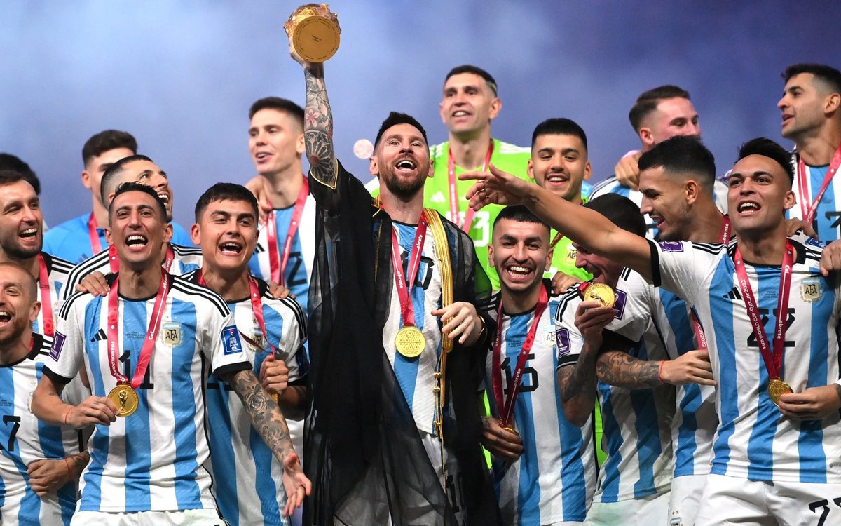 EbrahimHashem's tweet photo. Congratulations Argentina 🇦🇷..
It’s a wonderful way to reward and bid farewell to a great footballer, Lionel Messi..

Congratulations Qatar 🇶🇦..
Representing Arabs &amp; Muslims, Qatar has defied all the foreign naysayers &amp; organised a splendid &amp; memorable World Cup.. https://t.co/epvQ11AchX