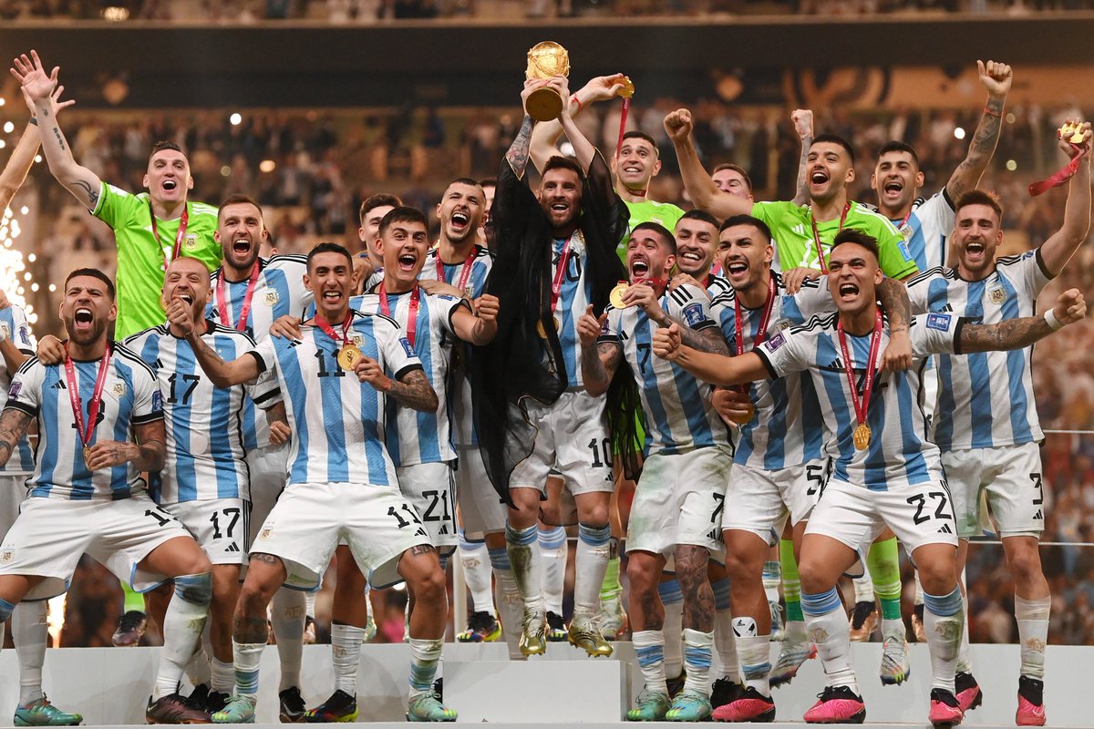 EbrahimHashem's tweet photo. Congratulations Argentina 🇦🇷..
It’s a wonderful way to reward and bid farewell to a great footballer, Lionel Messi..

Congratulations Qatar 🇶🇦..
Representing Arabs &amp; Muslims, Qatar has defied all the foreign naysayers &amp; organised a splendid &amp; memorable World Cup.. https://t.co/epvQ11AchX