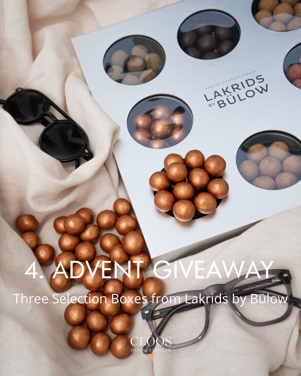 🧡 4. Advent Giveaway 🧡 
 
Join our 4. and last Advent giveaway on our Instagram account. You have the opportunity to win three Winter Selection Boxes from Lakrids by Bülow 🧡 

Participate here: instagram.com/p/CmTXmTlufOg/