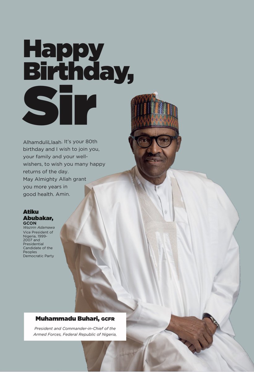 afropowerent's tweet photo. Afro Power Entertainment Network wishes Mr. President, @MBuhari a very Happy Birthday.

Age with grace sir. We love you at APE.

#Nigeria #Buhari #BuhariAt80 https://t.co/Pc2zOXfzM0