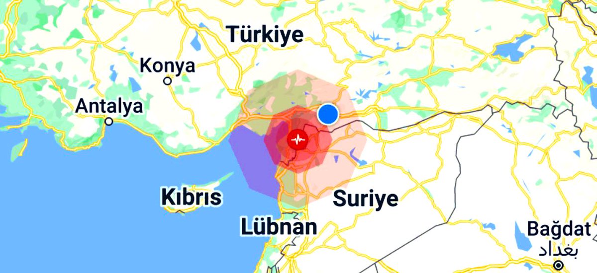 Geçmiş olsun #Hatay 
Geçmiş olsun #Kırııkhan

Merkez üstü #Kırıkhan ilçemizde meydana gelen ve çevre illerde de hissedilen 5,0 büyüklüğündeki depremden etkilenen vatandaşlarımıza geçmiş olsun dileklerimi iletiyorum..

Rabbim ülkemizi ve milletimizi her türlü afetten korusun.🤲