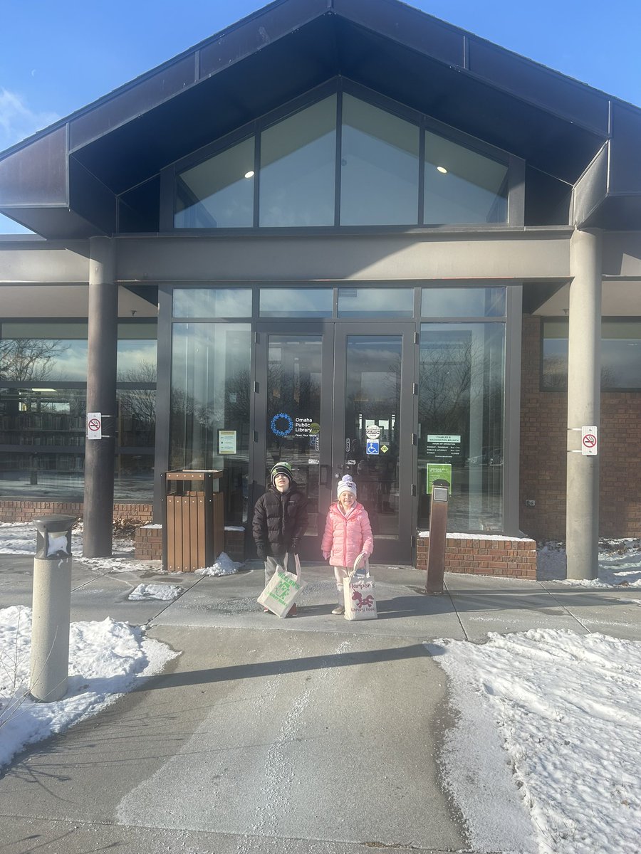 carly_milleson's tweet photo. Yesterday we wrapped up our tour of @OmahaLibrary 2022. We have now visited all the branches (except the one no longer standing βΉοΈ)
Washington Branch had a great childrenβs section and the nicest librarians. #raisingreaders #supportyourlibraries https://t.co/ZNCFef5m3o