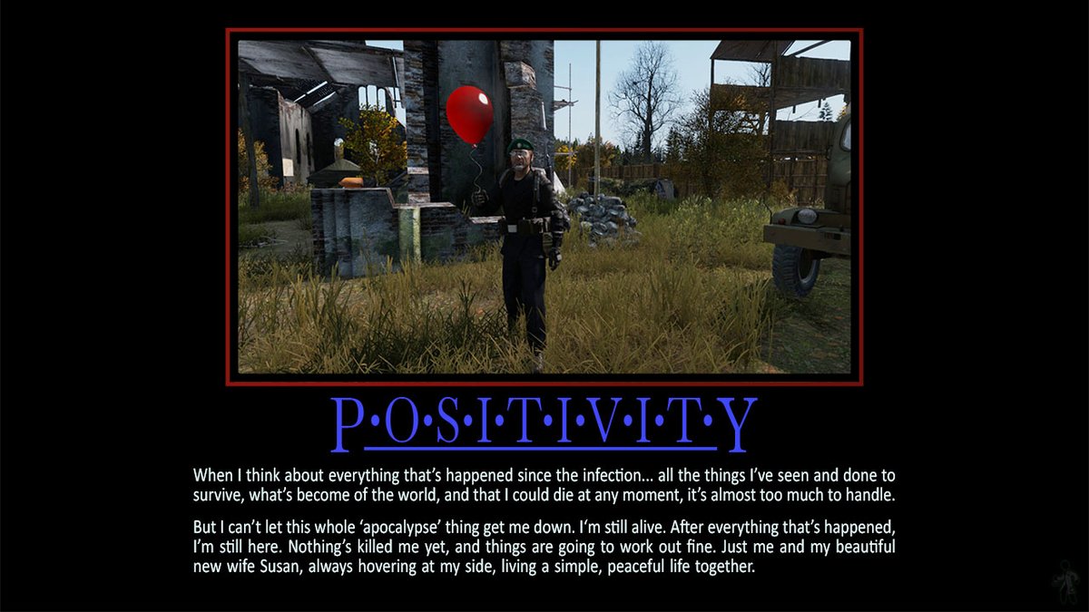 In DayZ, when your character has managed to survive for several weeks, the constant struggle to survive really starts to take its toll in new and unexpected ways.