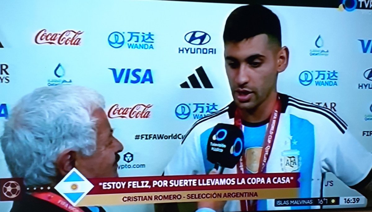 Gracias <a href="/CutiRomero2/">Cuti Romero</a> <a href="/Argentina/">🇦🇷 Selección Argentina ⭐⭐⭐</a> <a href="/SanLorenzoCba/">Club Atlético San Lorenzo de Córdoba</a>