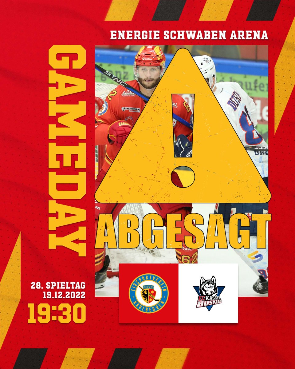 ‼️Achtung‼️
Unser Heimspiel (19.12.2022) gegen die Kassel Huskies wird verschoben. Neuer Spieltermin in der 20. Februar 2023. 19:30 Uhr. 

Foto: B. Lahr