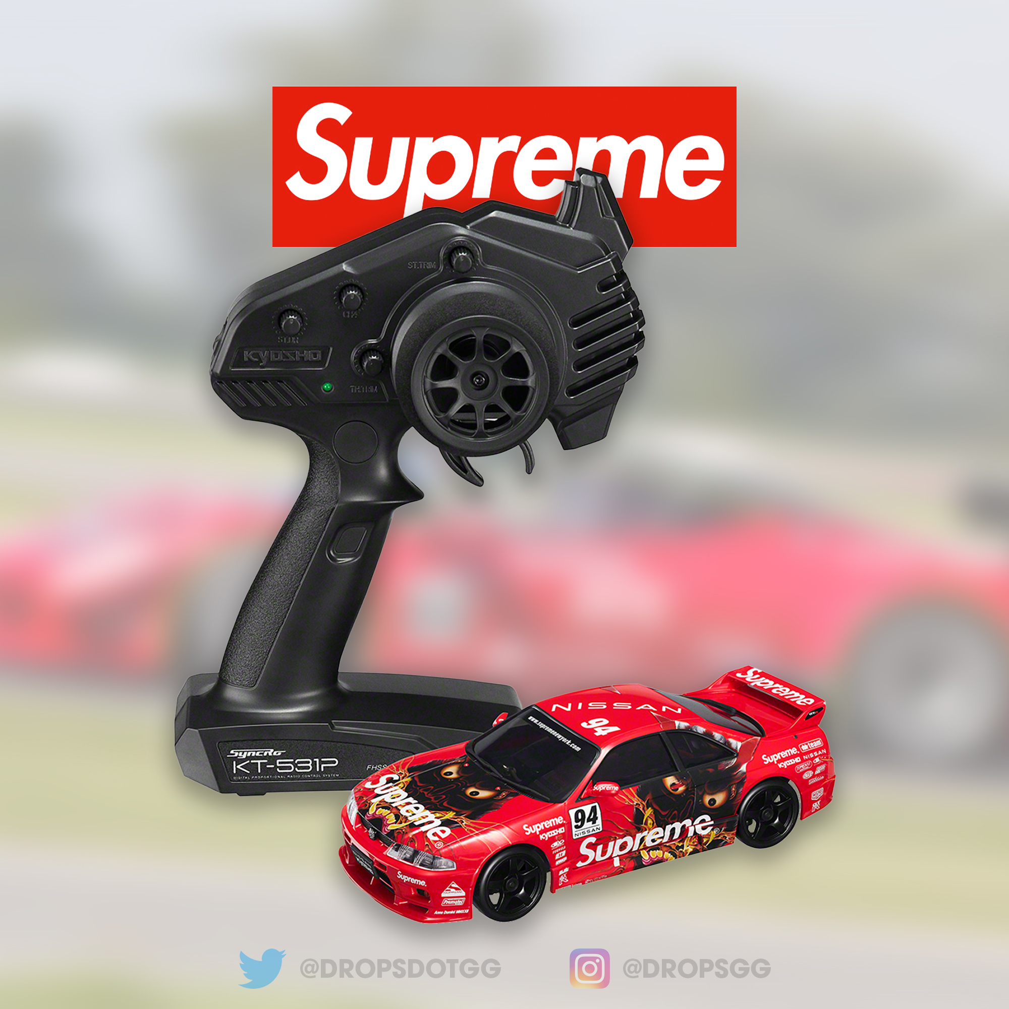 supreme シュプリーム ラジコン Kyosho Nissan-