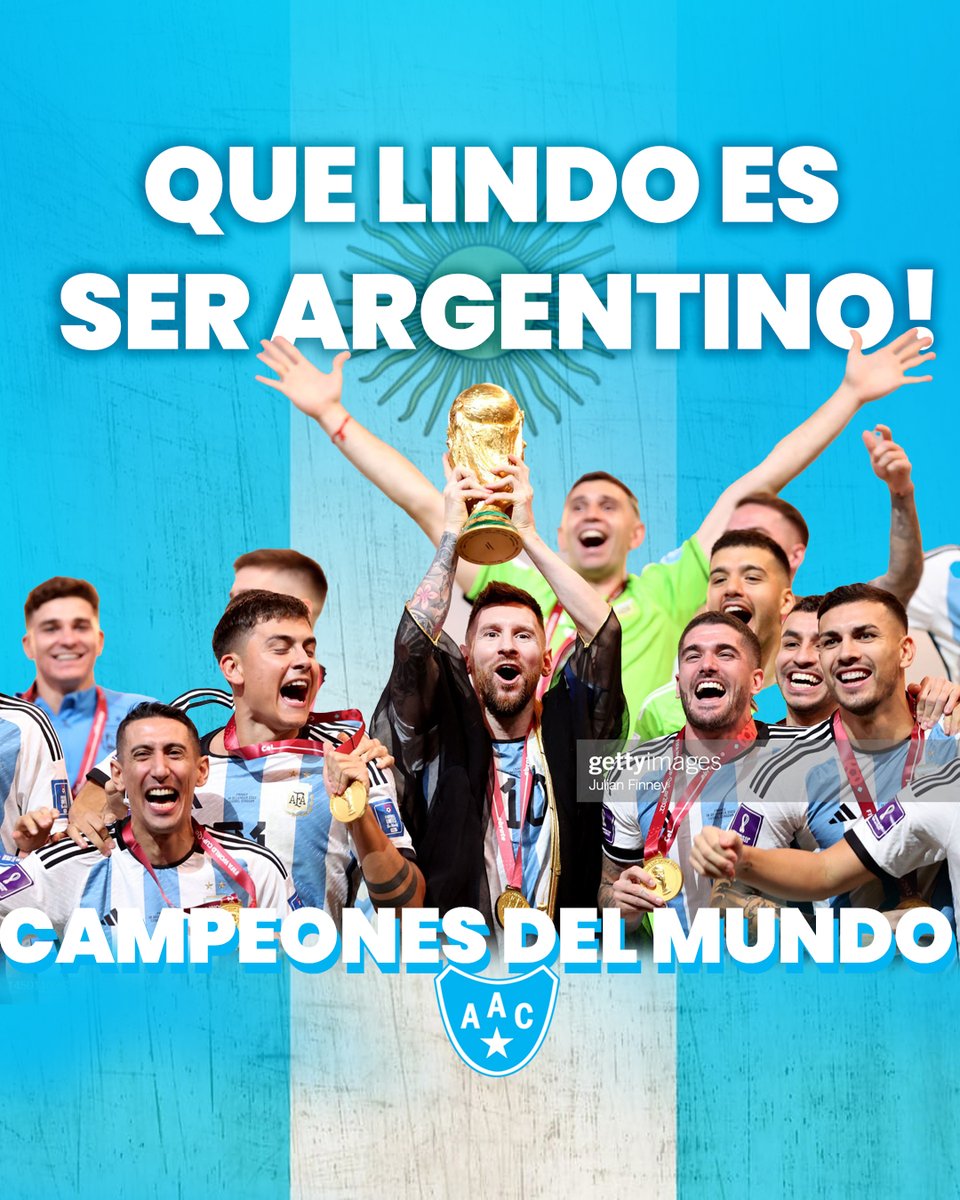Que lindo es ser ARGENTINO! 🏆🇦🇷 🇸🇴 
#ArgentinaCampeon