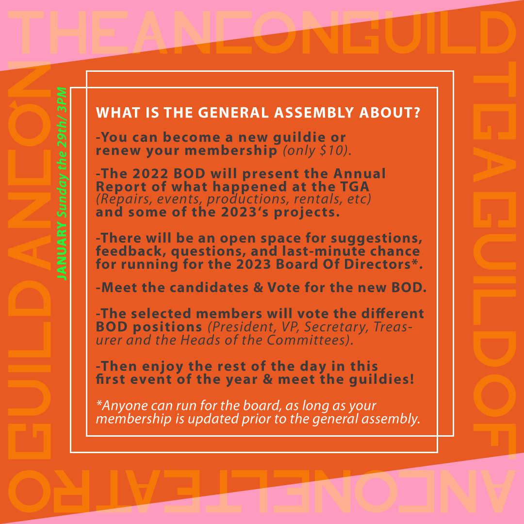 anconguild's tweet photo. Become a guildie or renew your membership! ($10 / Link on our profile). Join us at the General Assembly and get to elect our 2023 Board of Directors!
#AnconGuild #Panamá https://t.co/35PZoQ7p9M