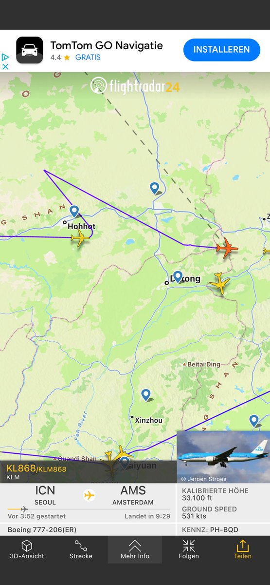 halbilbal's tweet photo. Flug KL868 von Seoul nach Amsterdam
https://t.co/7hpKFavDuP ⁦@flightradar24⁩ https://t.co/59ojTpXpG3