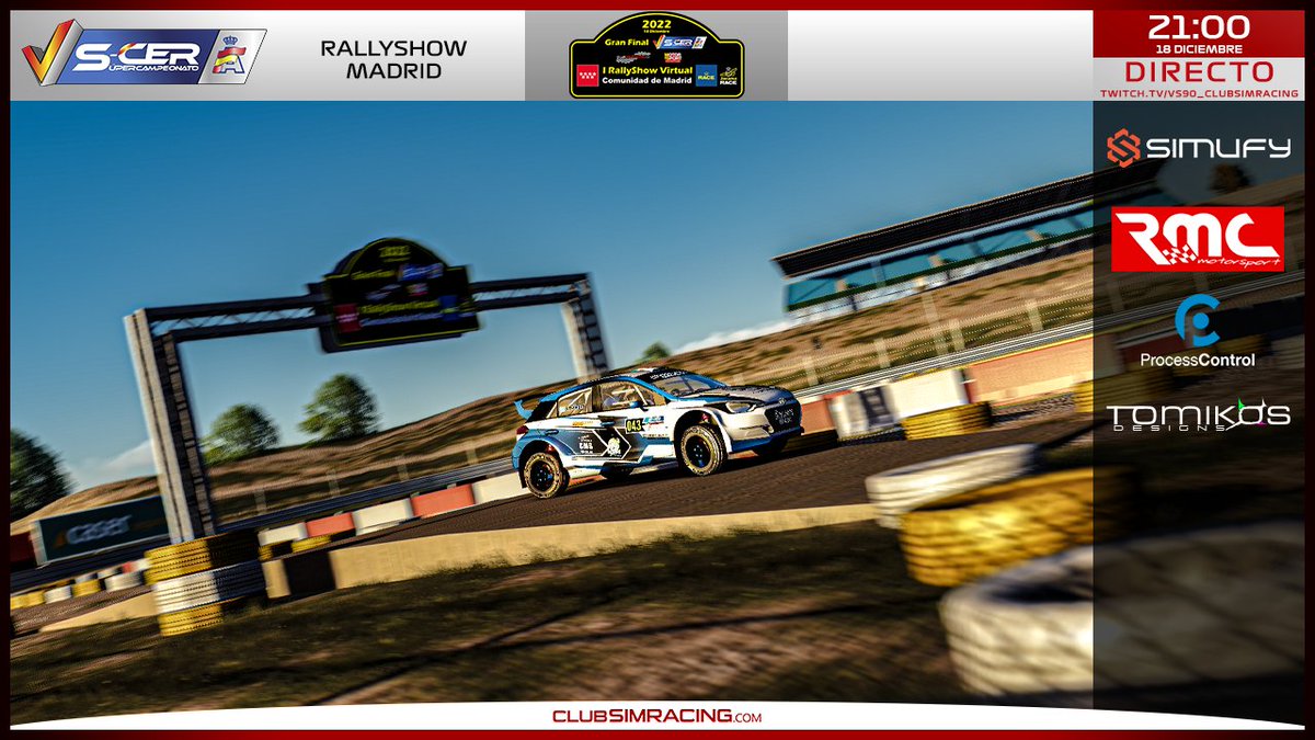 club_simracing's tweet photo. 📺 EN DIRECTO #scerv #rallyshow @Circuito_Jarama @virtual_rfeda
https://t.co/cumbMYK3fQ https://t.co/aVvoCtBxB0
