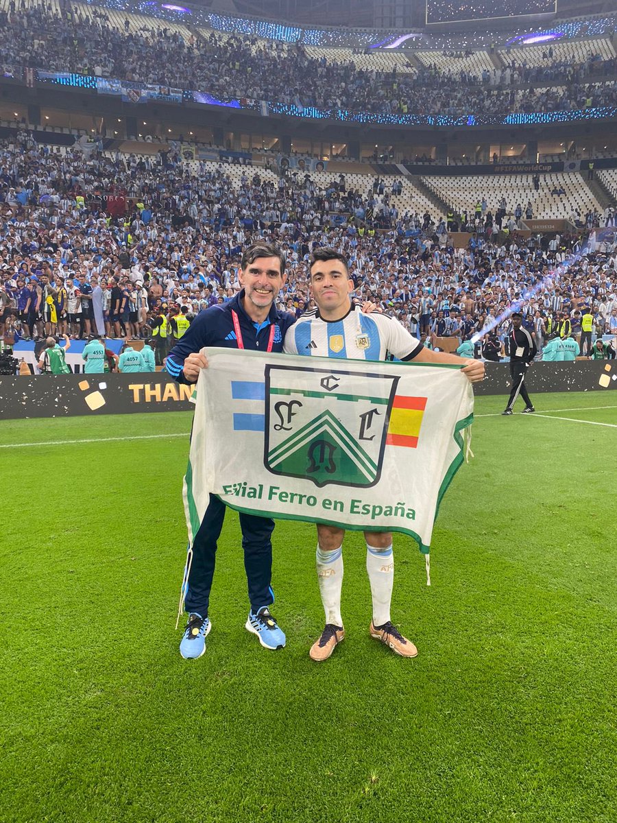 De Caballito para el Mundo…!
Gracias por representar a #Ferro tan bien!

DALE CAMPEÓNNNNNNN