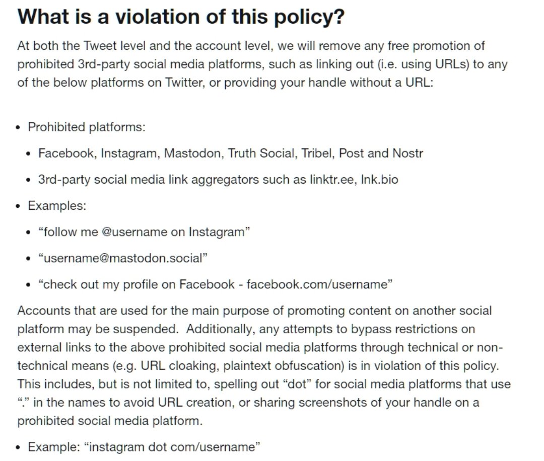 TheForestFamNFT's tweet photo. 🐰 Calling all #SuiEcosystem projects! 

🚨 Please be careful, as the Twitter policy has changed!

🤚 Any links to third parties can get your account suspended. 

🌐 We don't have much more clarity than this article below, but having any links on your feed is risky!

#SuiNFTs https://t.co/IAqso3u4m3