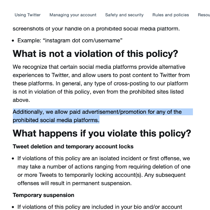 samhenrigold's tweet photo. Oh my god it works. This tweet is running as a paid campaign ($1 budget), which
1. lets me link to my mastodon, and
2. is kosher under the new social media link rule.