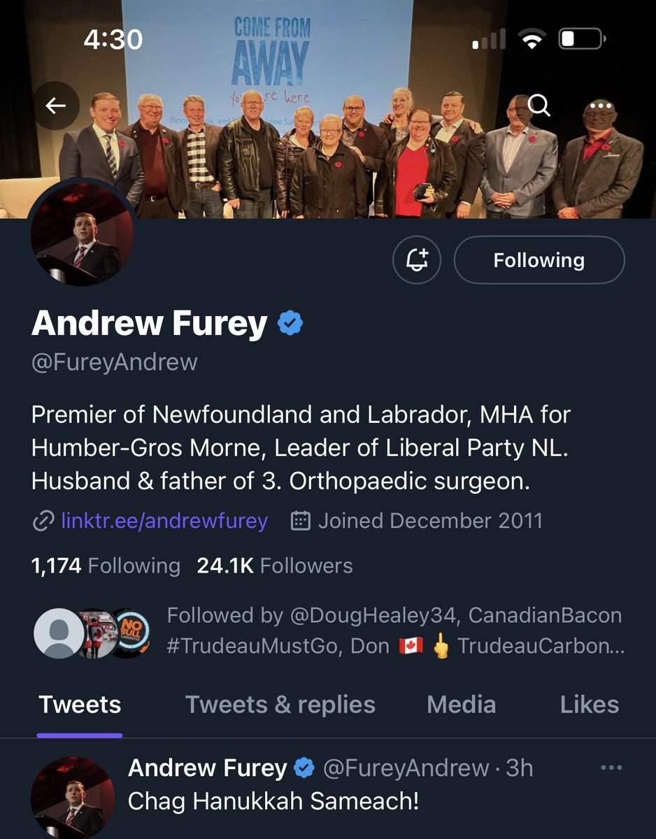DanaMetcalfe5's tweet photo. My goal is to have a bigger voice than  @FureyAndrew so that I can ensure that our people are never ignored, lied to, betrayed and medically assaulted again. #nlpoli https://t.co/4fkbxyaGz8