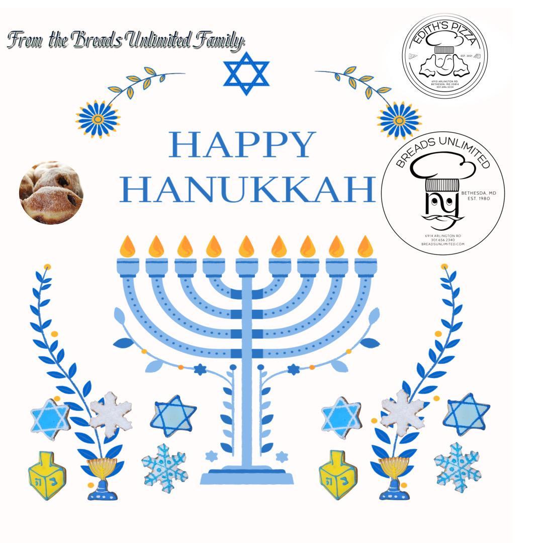 Happy Hanukkah! We appreciate all the support that we’ve received from the community. We’re all out of sufganiyot for today, but we will have more tomorrow!