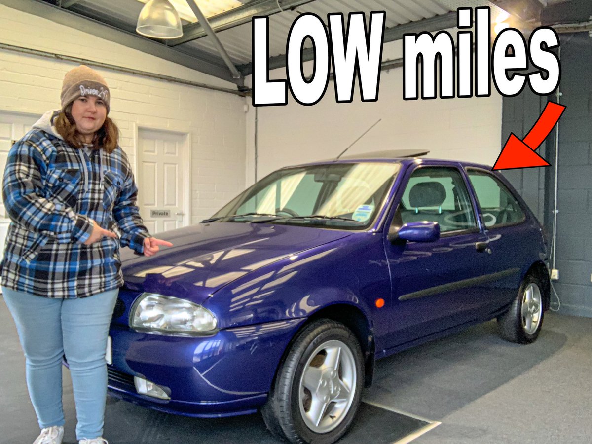 Driven247yt's tweet photo. NEW video now up and I was lucky enough to film this LIKE NEW 1999 Ford Fiesta which was in showroom condition with VERY LOW mileage thanks to Keith Motors 
Must see video! 
https://t.co/nj8guCtsCr
•
#ford #fords #fiesta #zetec #fordfiesta #zetecs #youtuber #youtube #90s https://t.co/zpqFX9UtSl