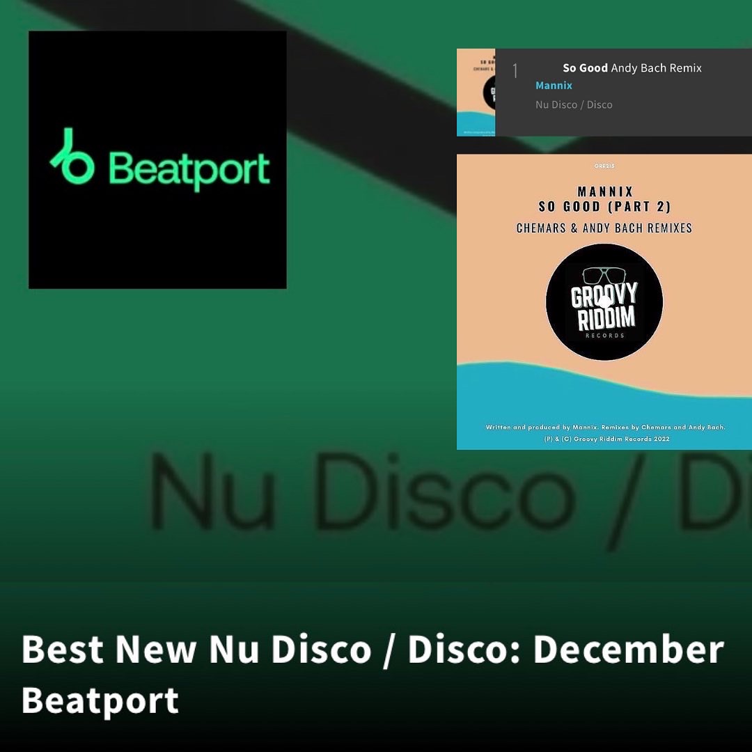 groovy_riddim's tweet photo. 🎳💥'@MannixDJ - So Good' (#andybach remix) has been included in the 'Best New Nu Disco / Disco: December' @beatport's chart as the first track!
🛒Get this release here: https://t.co/4Dy180hAKo https://t.co/EHo8o3sde0