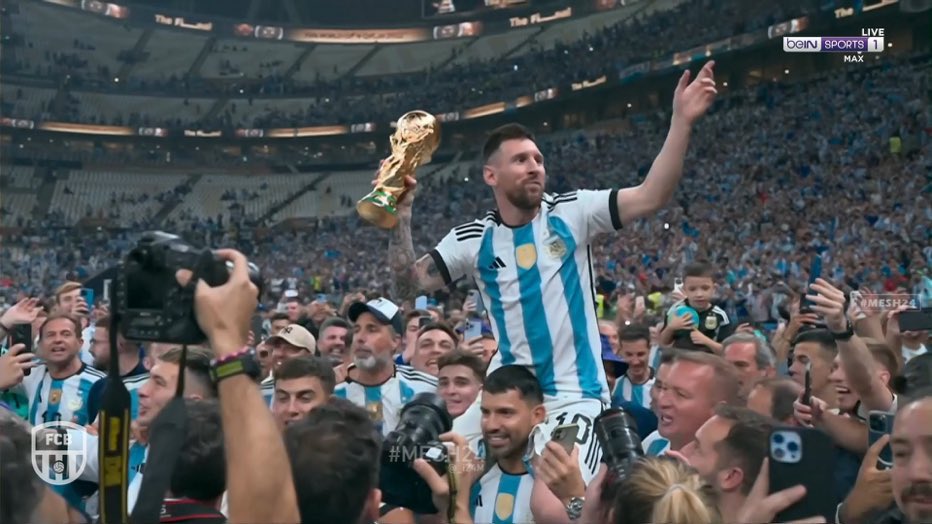 le gano una final de Champions a Cristiano, le gano una final de Copa America a Neymar, le gano una final del mundo a Mbappe. 🐐