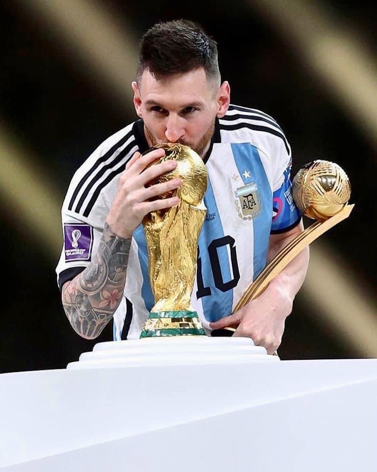 #GOAT  LM you deserve it you♥️ #FIFAWorldCup #Argentina