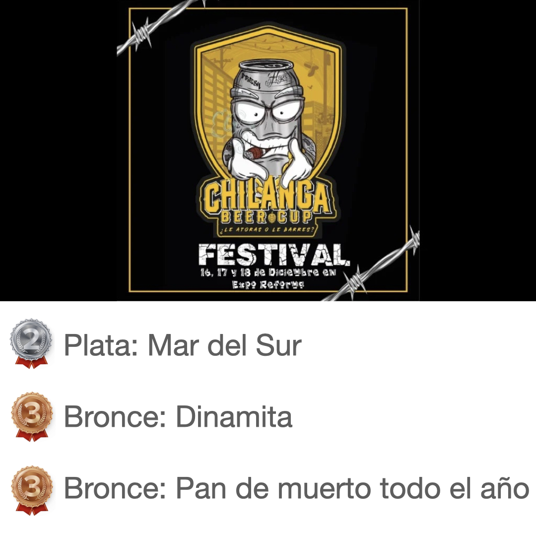 laromabrewing's tweet photo. ¡Celebramos dos años recibiendo tres medallas en la Chilanga Beer Cup!
Plata: Mar del Sur
Bronce: Dinamita
Bronce: Pan de muerto todo el año
#laromabrewing
#laroma
#cdmx
#bebelocal https://t.co/RxrrXfke6A