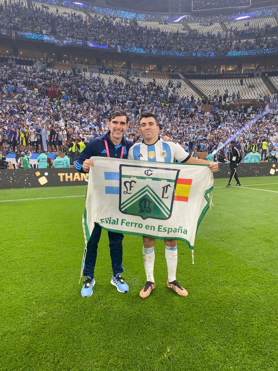 FerroOficial's tweet image. 📍 Lusail 🤝🏼 Ferro Carril Oeste 

¡LA GRATITUD SERÁ ETERNA! 💚