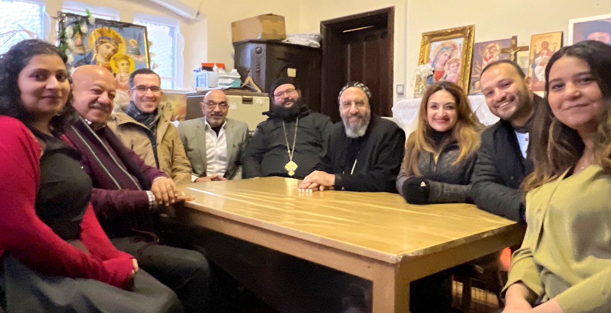 A joyful day at <a href="/StMaryStGeorge1/">St Mary and St George Coptic Church East London</a> with Liturgy, a wonderful community, a very happy 9 year old Leo, and blessing young Jacob.

So hopeful in the exciting combination of existing and new members of the Parish Council, and looking forward to the fruition of their ideas for ministry.