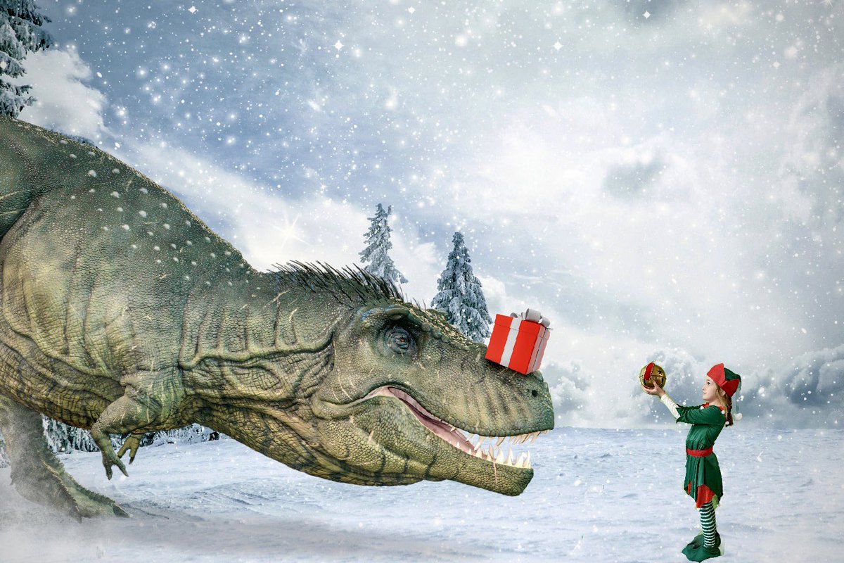 MsCargillHES's tweet photo. A special gift for a dinosaur loving little girl and her family, using a dollar store table cloth and @DoInkTweets! https://t.co/N6rcwvbnPc