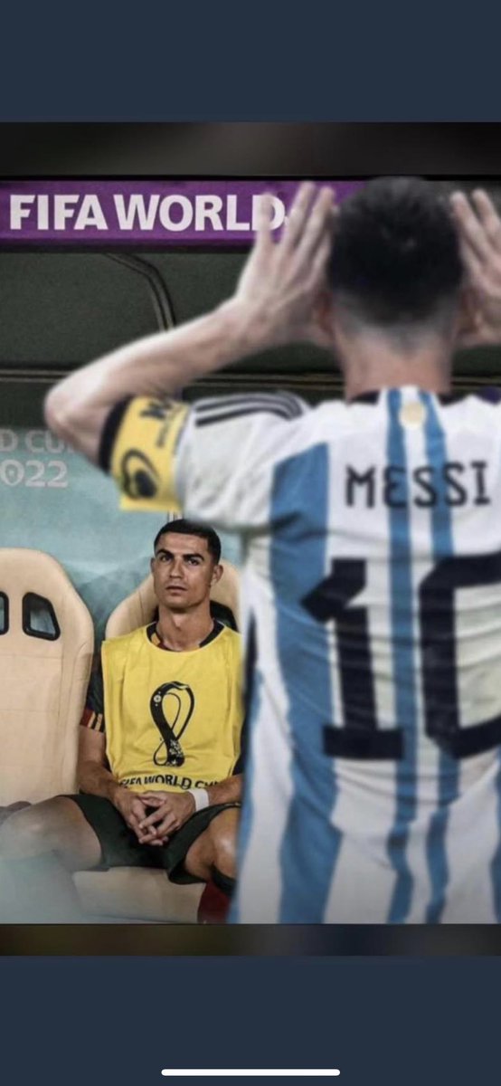 DeanMachine73's tweet image. Finally the GOAT debate is over… 

#Messi