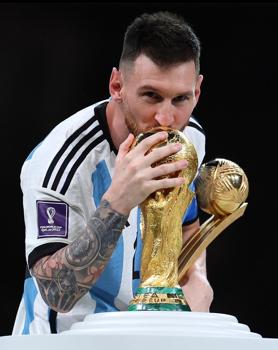 Somos Campeones del Mundo. Sos eterno Lionel. Gracias 🎉🎉🎉💪💪👏👏👏👏